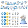 thumbnail image 3 of Linda serie Sanrio, vajilla para fiesta de cumpleaños, pancarta desechable, adorno para tarta, bandera colgante, globos Cinnamoroll, decoración de cumpleaños, 3 of 3