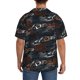 thumbnail image 3 of Balery Cool Sports Car Camisa Casual de Manga Corta con Botones para Hombre, Texturizada, Estilo Cubano, para Playa, Verano-3X-Large, 3 of 5