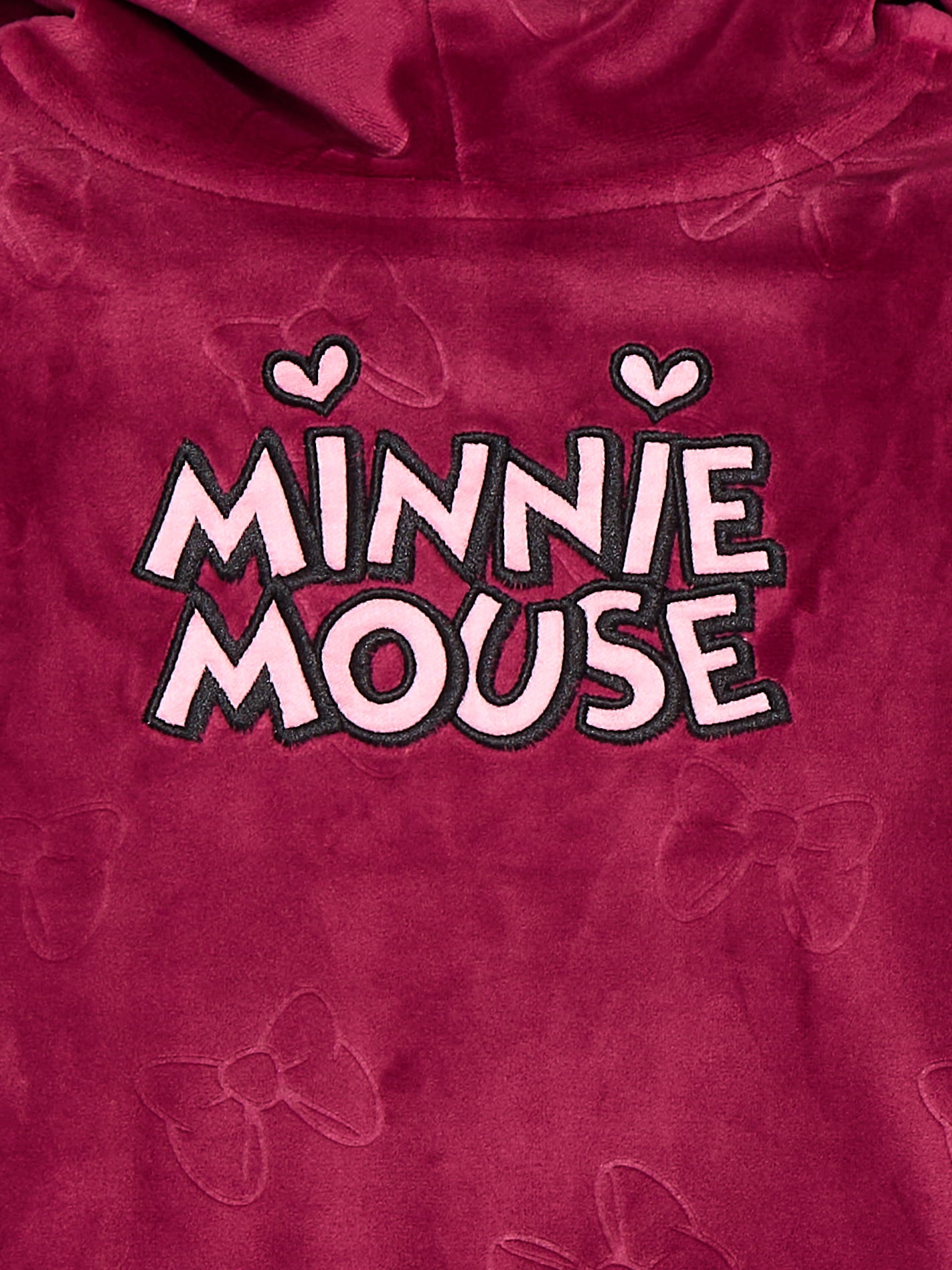 Minnie Mouse Toddler Girls Velour Hoodie and Pants Set, Sizes 2T-5T