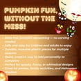 thumbnail image 4 of (2) Plastic Pumpkin Decorating Kit,  No-Carve Halloween Craft Set with Reusable Face Pieces DIY Pumpkin Decor for Spooky Funny & Playful Designs May Vary, 4 of 7