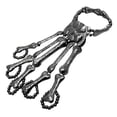 thumbnail image 1 of Pulsera De Mano De Esqueleto De Halloween Con Anillo, Pulsera De Metal Punk, Anillo De Dedos De Esqueleto Para Mujeres Y Hombres, Regalos seitruly AP006169-01, 1 of 6