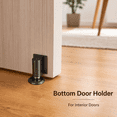 thumbnail image 5 of ABPETE Magnetic Door Stopper, Low-Profile Bottom Door Holder with Strong Magnetic Catch, Gray Door Stop for Interior Doors, Home and Office, Fits Gaps up to 22 mm, 5 of 6