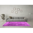 thumbnail image 3 of Ahgly Company Indoor Rectangle Abstract Pink Contemporary Area Rugs, 7' x 9', 3 of 4