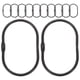 thumbnail image 5 of 12 piezas de ducha de bricolaje ganchos de cortina anillos ovales barras de cortina de ducha anillos de metal, 5 of 5