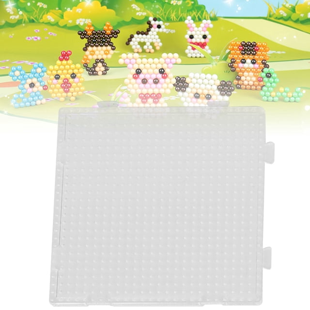 Perler Beads,Transparent Geometric Pegboard Template Pegboard DIY Fuse Beads Built for Precision