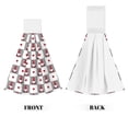 thumbnail image 2 of Disketp Gnomes and Hearts Hanging Kitchen Towel Tie Towels Tea Bar Dish Cloths Dry Towel for Laundry Room Decor (18*14in), 2 of 7