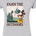 thumbnail image 3 of Disney - Enjoy The Outdoors Mickey - Juniors Fitted Graphic T-Shirt, 3 of 5