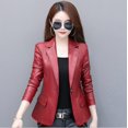 thumbnail image 4 of Nueva chaqueta de cuero S-4xl para mujer, chaqueta de cuero para motocicleta de primavera, traje de cuero para mujer, chaqueta femenina, Blazer, 4 of 4