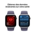 thumbnail image 5 of Apple Watch Series 11 GPS 42mm Silver Aluminium Case with Purple Fog Sport Band - S/M, 5 of 5