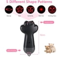 thumbnail image 2 of Juguete de puntero rojo iluminado para gatos y perros (blanco), juguete para rascar 7 en 1 para gatos, juguete interactivo para gatos y perros, bolígrafo de luz LED recargable por USB para gatos, herr, 2 of 5