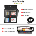 thumbnail image 2 of GAEKEAO Crossbody Bags for Women Large Capacity Leather Phone Purse Women Wallet with RFID Blocking Credit Card Slots Removable shoulder strap, 2 of 8