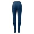 thumbnail image 6 of Tfken Soft Pants For Women Comfortable Elastic Waist Daily Wear Wide Leg Fashion Pants Lightweight Loose Outdoor Winter Warm Ladies Trendy Clothes Blue, 6 of 8
