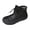 Black, variant on Coffee Ladies Round Toe Lace Up Boots Flat Ankle Casual Comfortable Spring Womens Shoes