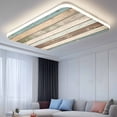 thumbnail image 2 of Farmhouse Teal Brown Magnetic Fluorescent Light Covers for Ceiling Lights 2 x 4 Feet, Country Ombre Wooden Office Classroom Kitchen Drop Ceiling Light Covers Lighting Filters Shade Panel 4 Packs, 2 of 9