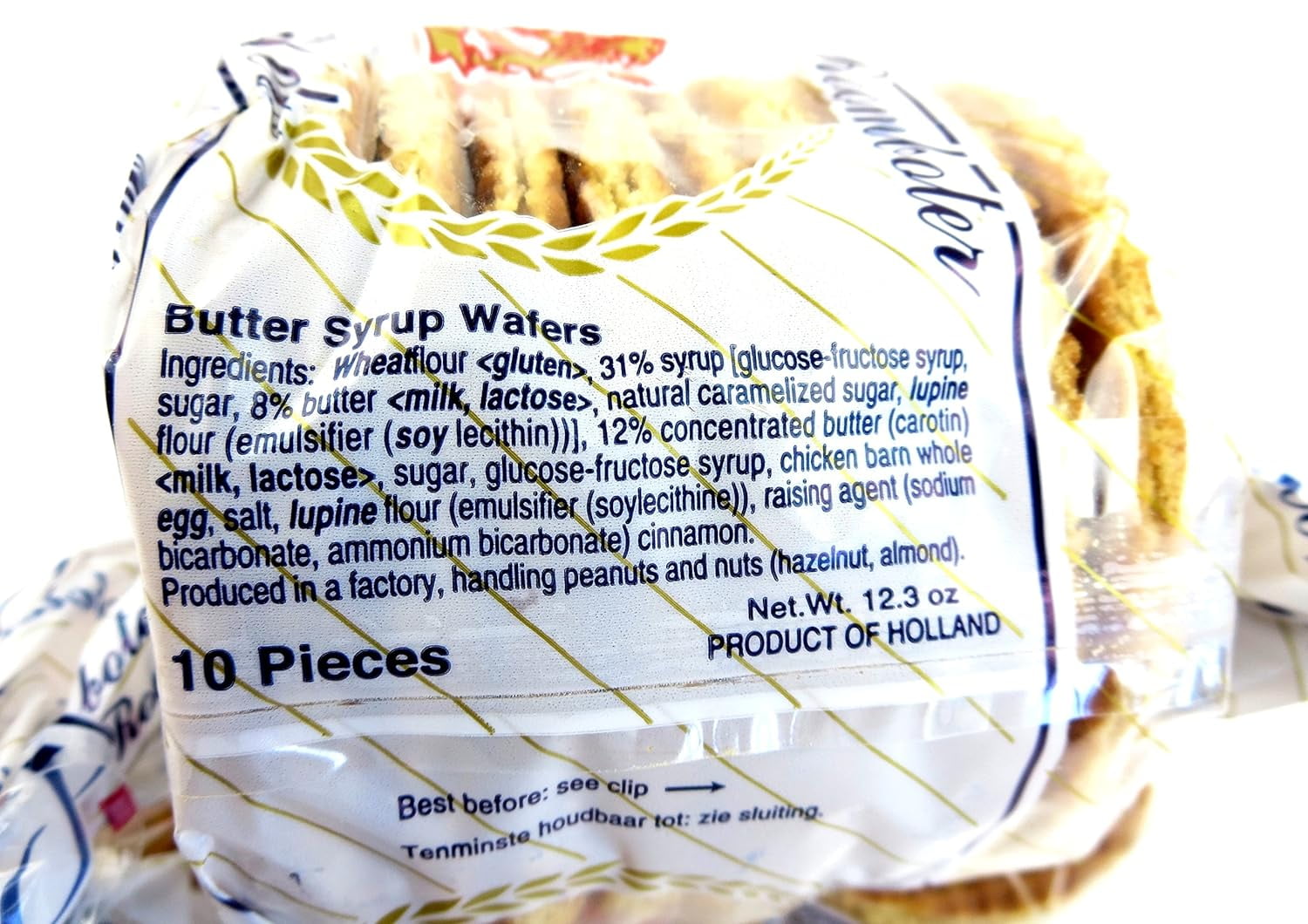 40 Count 100% Butter Syrupwafers (Stroopwafels 100% Butter) In Frustration Free Packaging