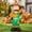4ft Scarecrow With Red Scarf, variant on 4FT Harvest Inflatable Scarecrow with Red Scarf & LED, Fall Yard Decor