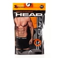 thumbnail image 2 of Head Men's Cotton Stretch Boxer Briefs, 3-Pack, 2 of 4