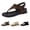 Gray, variant on Women's Arch Support Orthopedic Flat Sandals Comfortable T-Strap Thong Sandals Soft Cushion Summer Walking Shoes for All-Day Wear