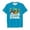 1-Blue380, variant on Little Boy's Back To School Chalkboard Print T-Shirt Short Sleeve Classroom Graphic Tee Daily Top
