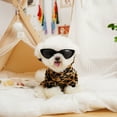 thumbnail image 6 of vnanda Cute Pet Jumpsuit with Ear Hat Pet Jumpsuit Fashionable Cow Leopard Pattern Dog Overall with Plush Ear Hat Winter Warm Pet Clothing Pet Jumpsuit, 6 of 8