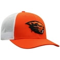 thumbnail image 2 of Men's Top of the World  Orange/White Oregon State Beavers Victory Baseline Adjustable Trucker Hat, 2 of 4