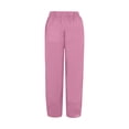 thumbnail image 2 of Eashery Women's Trousers Elastic Summer Womens Pants Women Trousers Hot Pink 3X-Large, 2 of 4