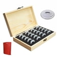 thumbnail image 1 of Sidaley Caja de protección de monedas conmemorativa de 20 piezas, caja de colección de monedas, caja de almacenamiento de dinero de cobre cartulina, 1 of 6