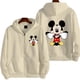 thumbnail image 2 of Sudadera con capucha de dibujos animados de Mickey Mouse para mujer, chaqueta con cremallera, sudadera de gran tamaño, abrigo informal caqui para pareja, primavera y otoño, 2 of 4