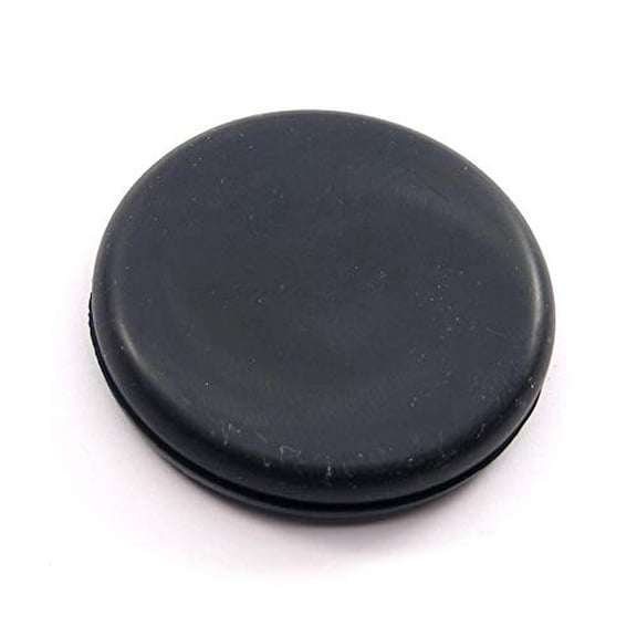 Fits 1 1/2" Hole - 1 7/8" Diameter - 3/8" Height - 1/16" Panel Thickness - Push-in Panel Plug Grommet Without a Hole Rubber Plug (1)