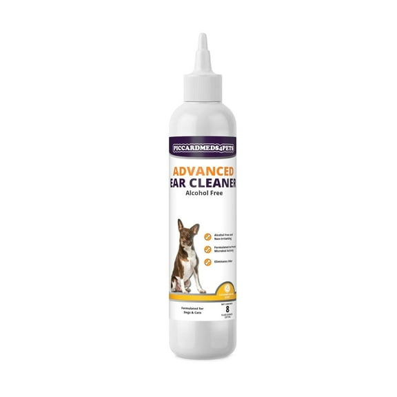 Piccardmeds4pets Advanced Ear Cleanser Alcohol Free 8 oz.