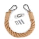 thumbnail image 5 of Jute Rope Toilet Paper Stent Bathroom Decor, toilet paper holder, jute rope design, stylish bathroom accessory, high-quality jute material, foldable design, portable, for bedroom, 5 of 9
