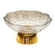 thumbnail image 3 of Frutero con pedestal, frutero con base, bandeja de cocina, mesa de comedor creativa Blanco y dorado, 3 of 9