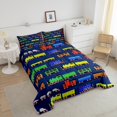 thumbnail image 4 of Erosebridal Colorful Train Bedding Sets Twin with Comforter, Transportation Duvet Insert, Steam Engine Bedroom Decor, Reversible 2 Pieces, 4 of 8