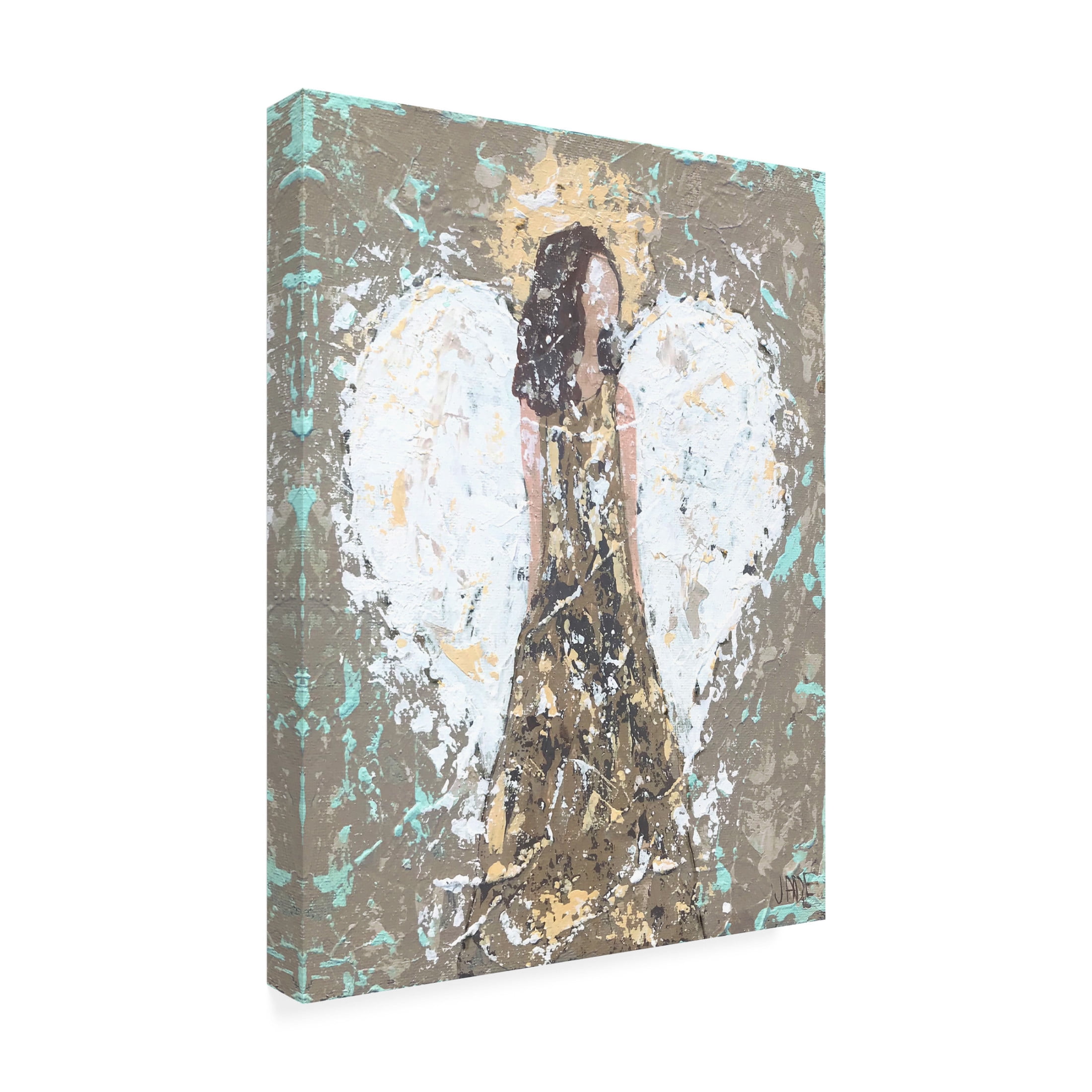 Trademark Fine Art Jade Reynolds  Blessed Angel I Canvas Wall Art