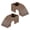 Dark Brown, variant on 2Pcs Small Hideouts Cave House for Terrarium Decoration Resting Tunnel