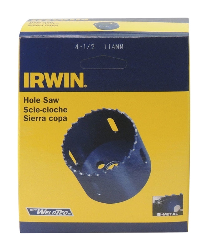 Irwin 41/2 in. BiMetal Hole Saw 1 pc.