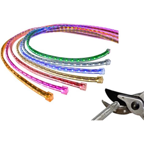 BirdDog CC-35-R34 111.52 ft. Brilliant Custom Cut 120V SMD-3528 LED Strip Light, Red