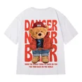 thumbnail image 1 of Camiseta De Manga Corta De Hip Hop Bear Para Hombre Mujere, 1 of 8