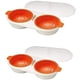 thumbnail image 1 of Cocedor de huevos para microondas - Doble taza - Doble capa - Utensilios de cocina (2 unidades), 1 of 5