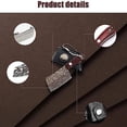 thumbnail image 3 of Portable Mini Knife For Daily Use, 2.4Inch Blade With Wooden Handle And Leather Sheath, For Opening Packages, Camping, Everyday Carry, 3 of 7