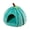 Blue 13Inch, variant on Halloween Pumpkin Pet Bed Cave, 13" Full Surrounded Pet Cushion, Pumpkin Style Small Dog Tent, Soft Fall Home Ornaments for Halloween Decoration Indoor #Blue