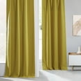 thumbnail image 5 of HPD Half Price Drapes Graphic Gold Faux Linen Room Darkening Curtains for Bedroom & Living Room Curtains (1 Panel), Door & Window Curtains 96 inches long, Rod Pocket Curtains & drapes, 50W X 96L, 5 of 13