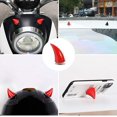 thumbnail image 5 of Devil Horn Juego de 4 accesorios de decoración para casco de motocicleta - Accesorios personales de bocina suave Demon con ventosa de goma suave para motocros todoterreno, 5 of 5