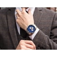 thumbnail image 3 of CURREN 8315 Montre Bleue pour Homme Sport Analogique Quartz Acier Inoxydable Étanche Date Luxe Décontractée Montre-Bracelet, 3 of 5