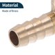 thumbnail image 5 of Accesorios de manguera de latón 3/8" con conector de 90 grados para aire, agua, aceite, gas, combustible, 2 piezas tono dorado, 5 of 6