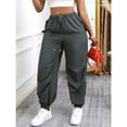thumbnail image 4 of Women's Lightweight Summer Sweatpants - Casual Drawstring Waist Joggers for Workout Lounge Travel and Running, 4 of 6
