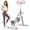 pink+white, variant on 【SAYGOGO】 Stair Stepper with resistance Home-Upgrade Vertical Climber Workout Machine for Full-Body Exercise Climber Fitness Equipment with Stable Frame Adjustable Handlebar-Black Blue