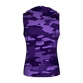 thumbnail image 4 of Men's Camo Workout Hooded Tank Tops Sleeveless Gym Training Hoodies Bodybuilding Muscle Cut Off T Shirt, 4 of 9