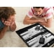 thumbnail image 4 of Backgammon Hanylish de Cuero Sintético con Estuche, Set Completo, Negro, 4 of 4