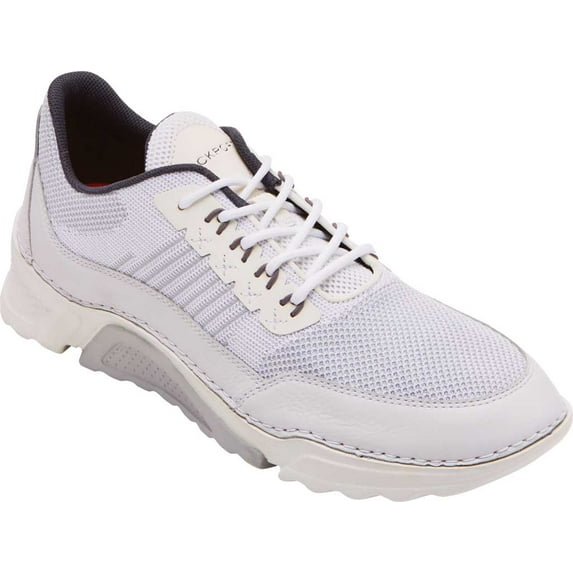 Men's Rockport Rocsports Ubal Sneaker White Mesh/Leather 9 W